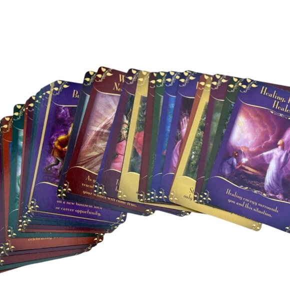 Magical Messages Fairies Oracle Cards Doreen Virtue OOP Unused Collector - Picture 5 of 6